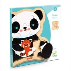 Panda Wooden Puzzle 9pcs