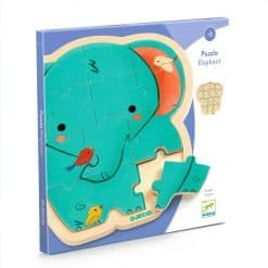 Elephant Wooden Puzzle 9pcs