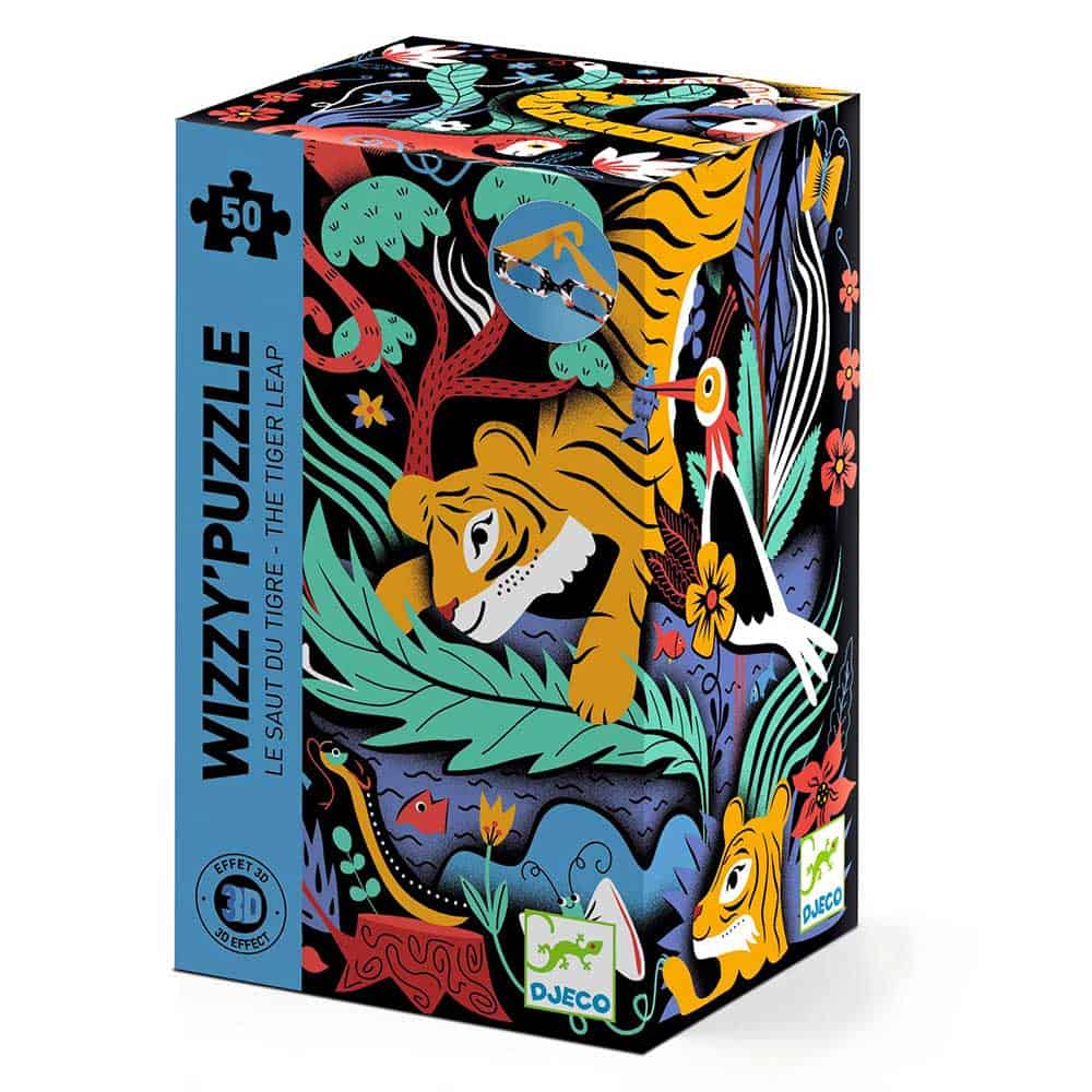 Brainkid Toys - The Tiger Leap - Twist Puzzle 50pcs 1 The Tiger Leap - Twist Puzzle 50pcs