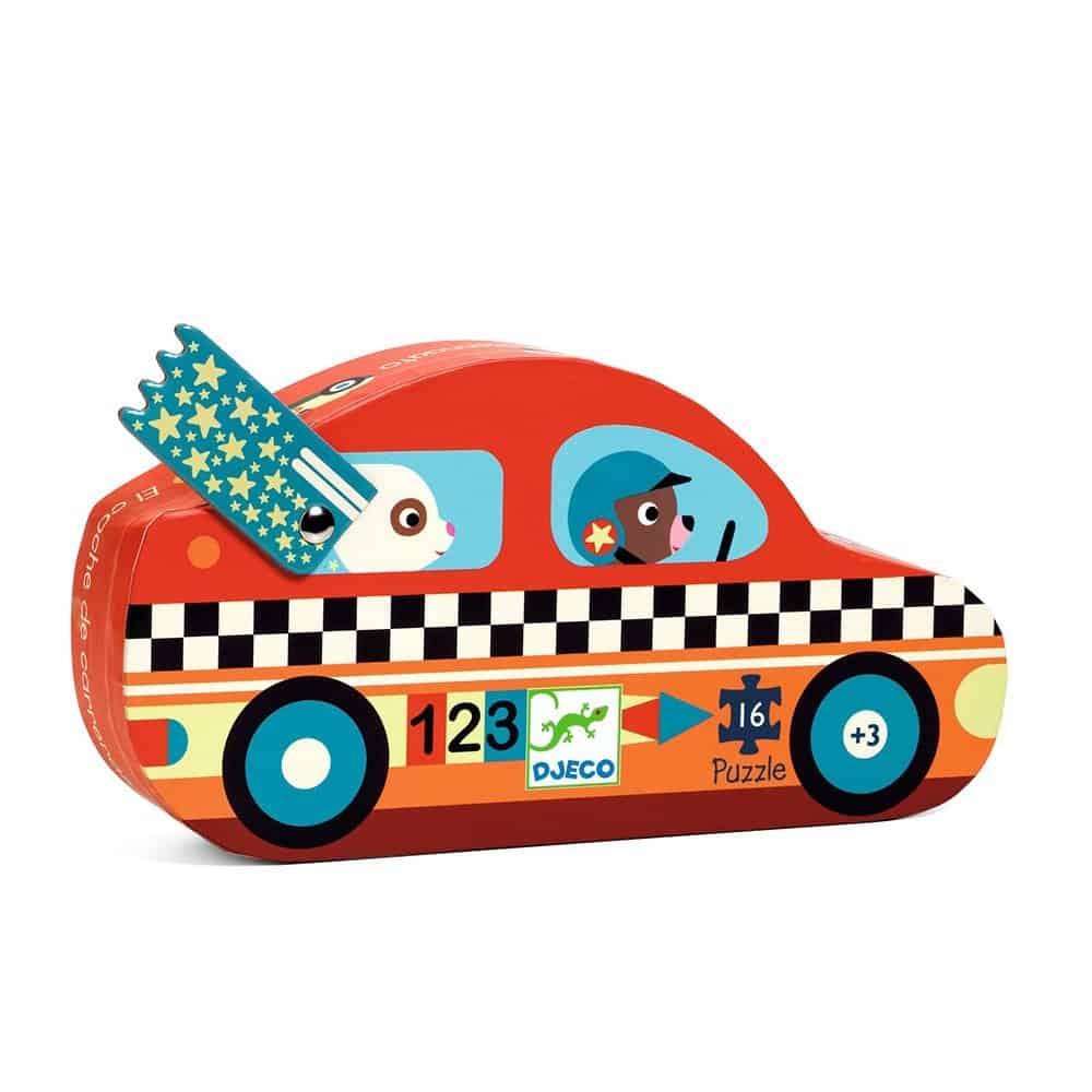 Brainkid Toys - Racing Car Puzzle 16Pcs 1 Racing Car Puzzle 16Pcs