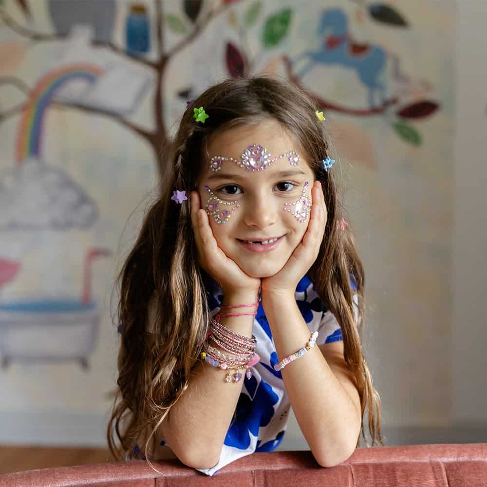 Brainkid Toys - Butterfly Face Stickers 5 Butterfly Face Stickers - Image 5