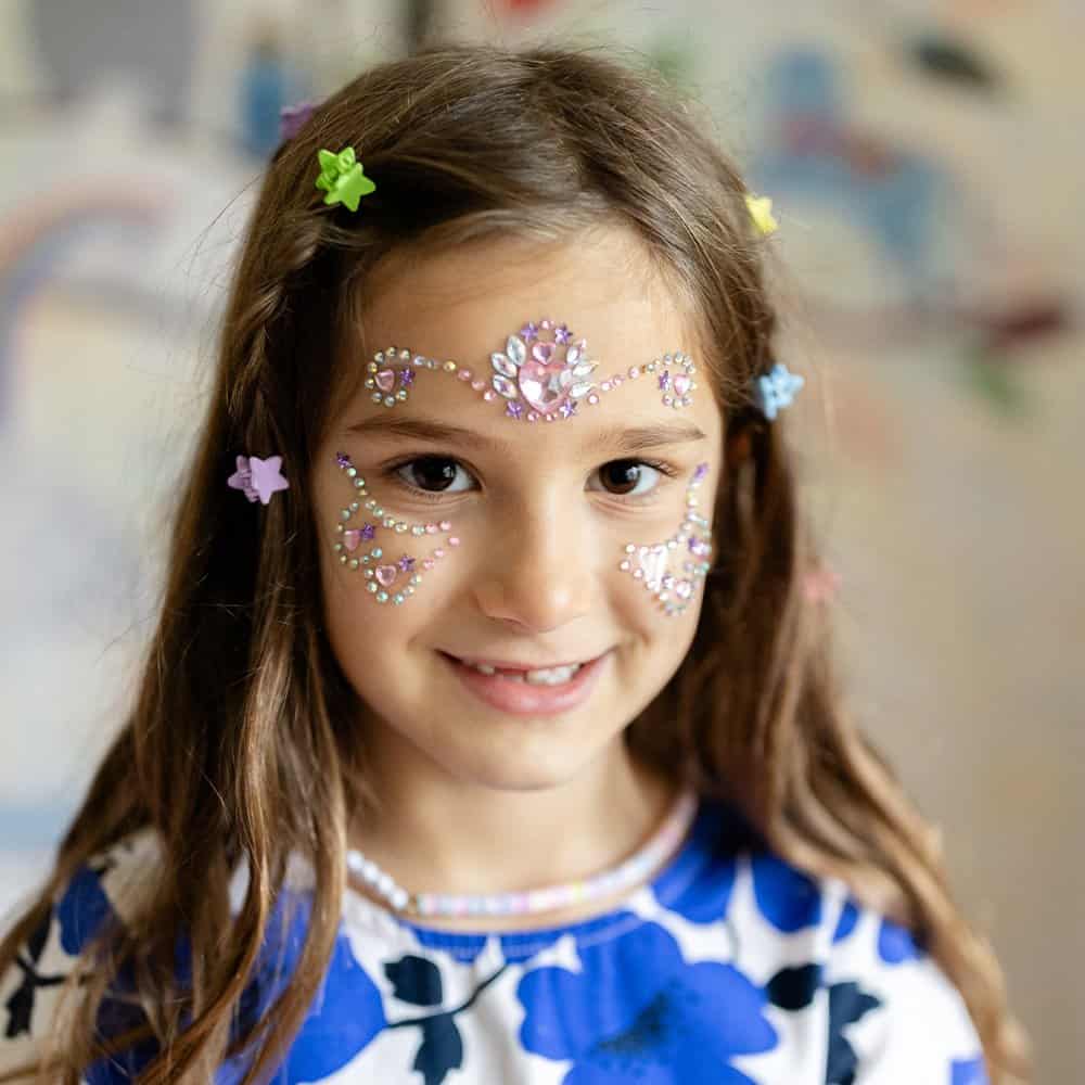 Brainkid Toys - Butterfly Face Stickers 4 Butterfly Face Stickers - Image 4