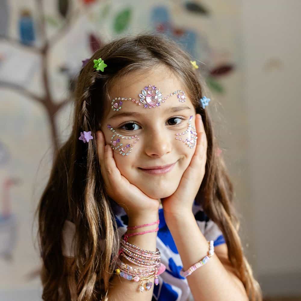 Brainkid Toys - Butterfly Face Stickers 3 Butterfly Face Stickers - Image 3