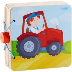 Farm Wooden Baby Book