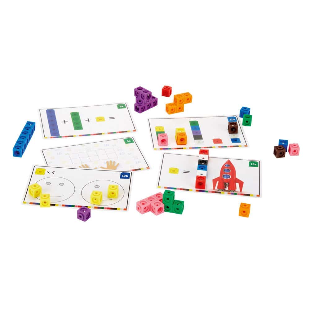 Brainkid Toys - Mathlink Cubes Activity Set 3 Mathlink Cubes Activity Set - Image 3