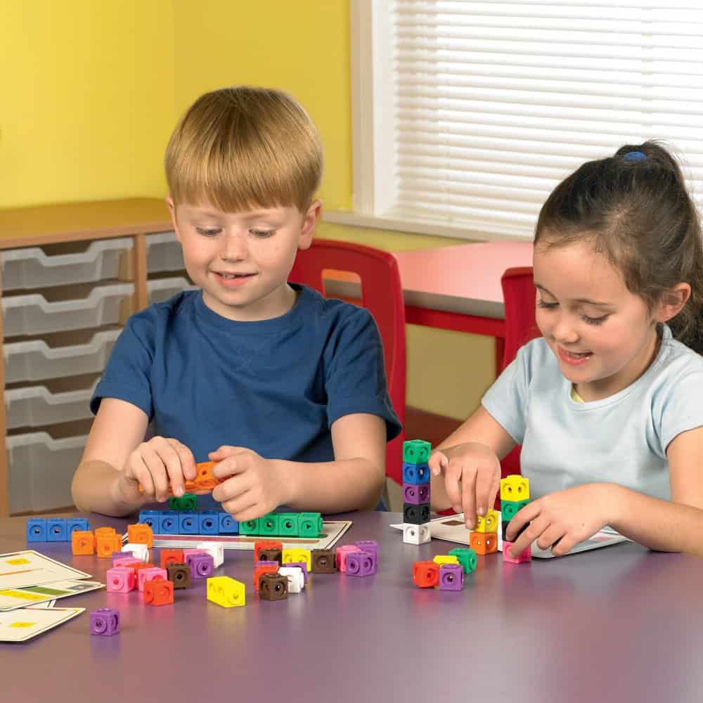 Brainkid Toys - Mathlink Cubes Activity Set 4 Mathlink Cubes Activity Set - Image 4