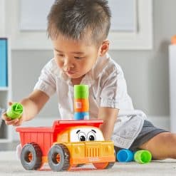 Brainkid Toys - Tony The Peg Stacker Dump Truck 7 Tony The Peg Stacker Dump Truck - Image 3