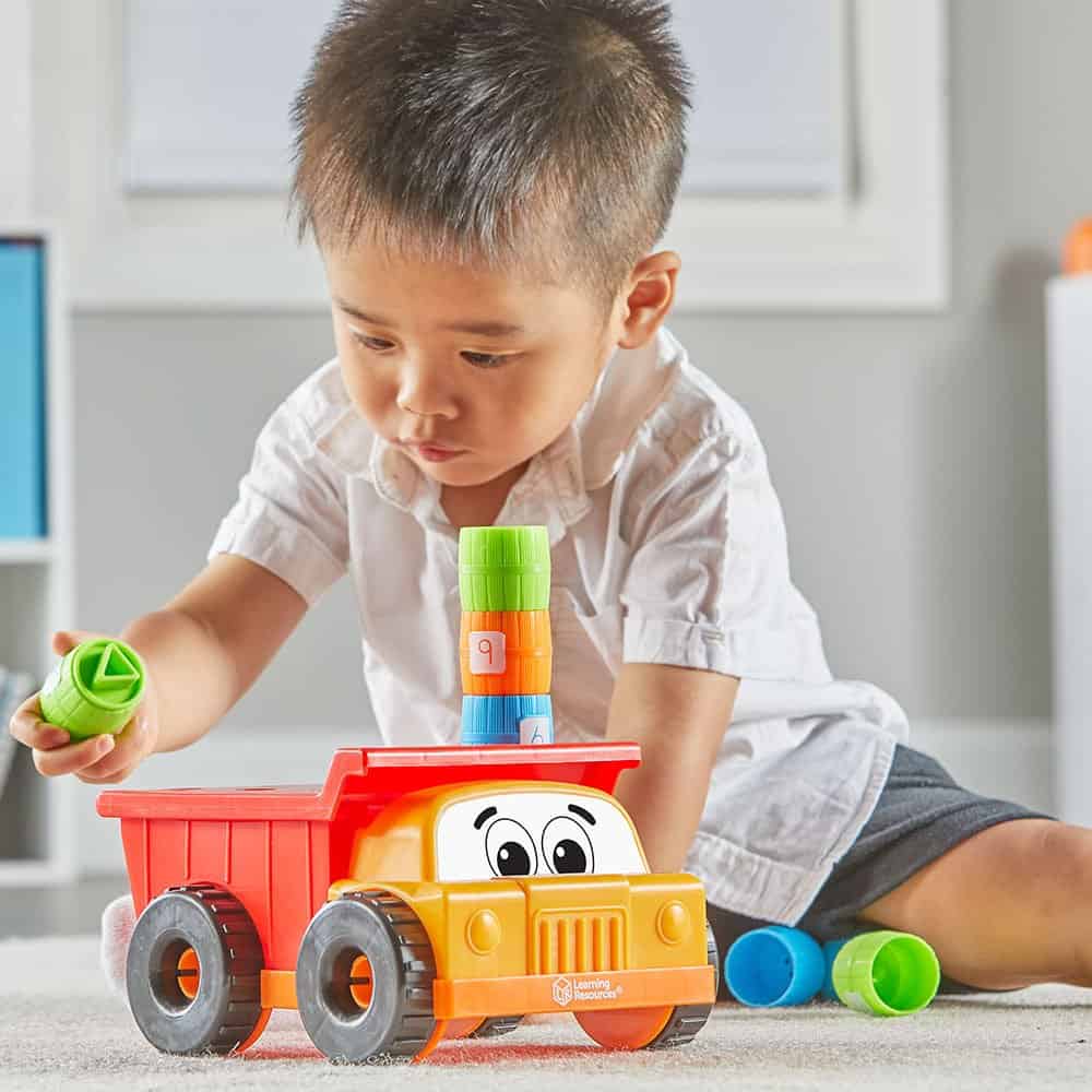 Brainkid Toys - Tony The Peg Stacker Dump Truck 3 Tony The Peg Stacker Dump Truck - Image 3