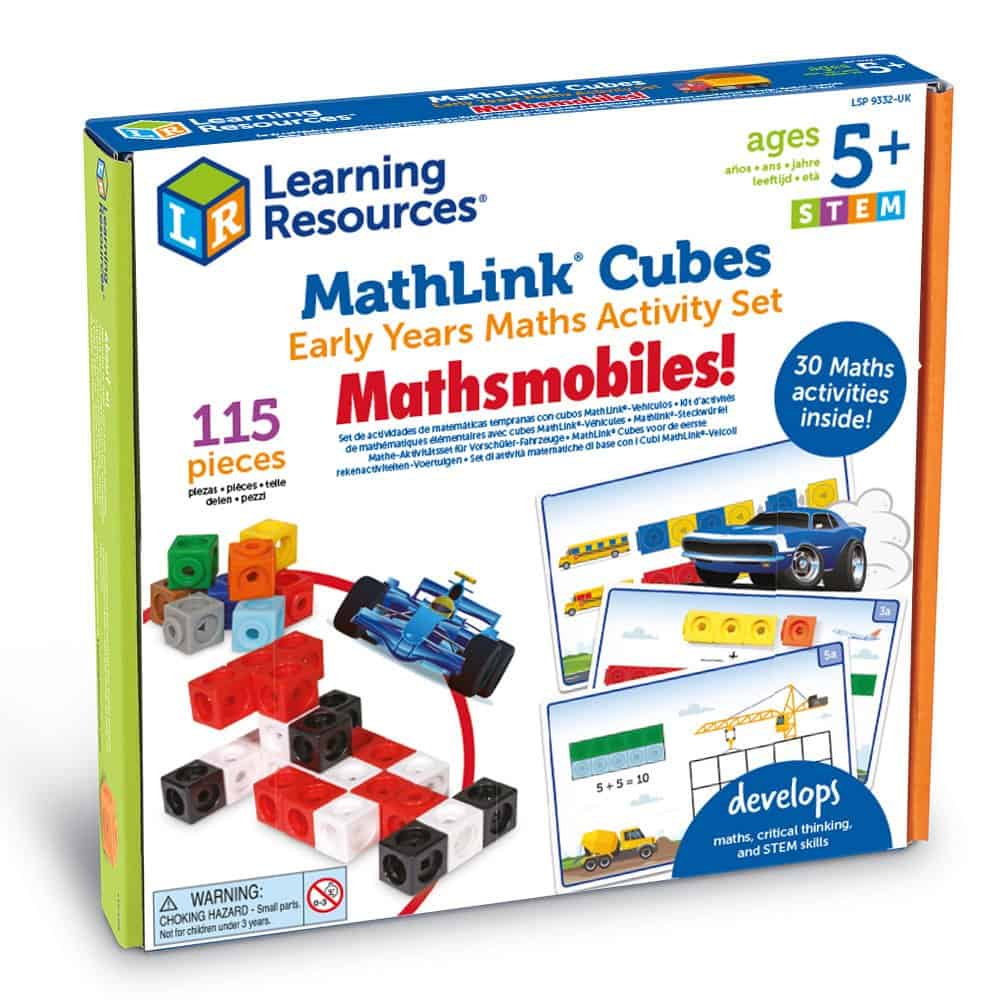 Brainkid Toys - Mathmobiles - Early Maths Activity Set - MathLink Cubes 1 Mathmobiles - Early Maths Activity Set - MathLink Cubes
