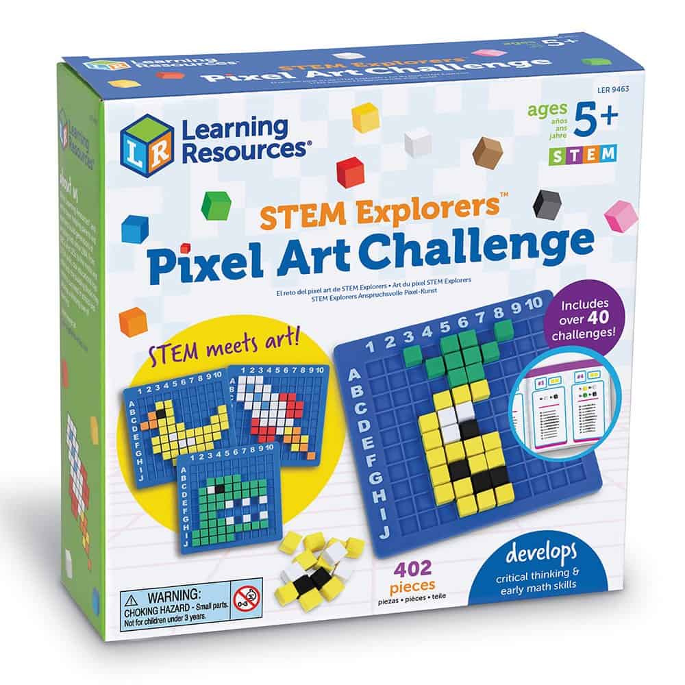 Brainkid Toys - Pixel Art Challenge - STEM Explorers 1 Pixel Art Challenge - STEM Explorers