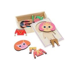Alternative view of Jade Moody Wooden Puzzle