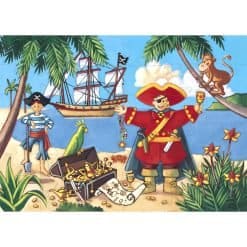 Brainkid Toys - Silhouette Puzzle Pirate 36pcs 7 Silhouette Puzzle Pirate 36pcs - Image 4