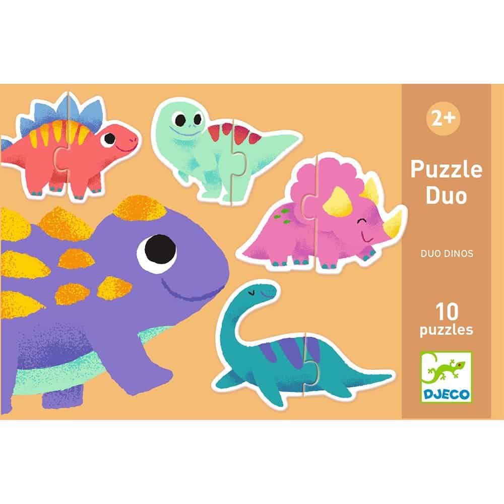 Brainkid Toys - Dinos Puzzle Duo 4 Dinos Puzzle Duo - Image 4