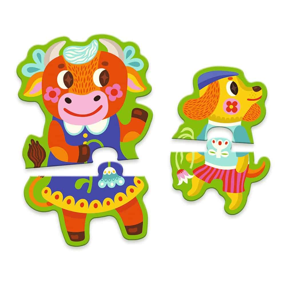 Brainkid Toys - Puzzle Frise Farm Animals 3 Puzzle Frise Farm Animals - Image 3