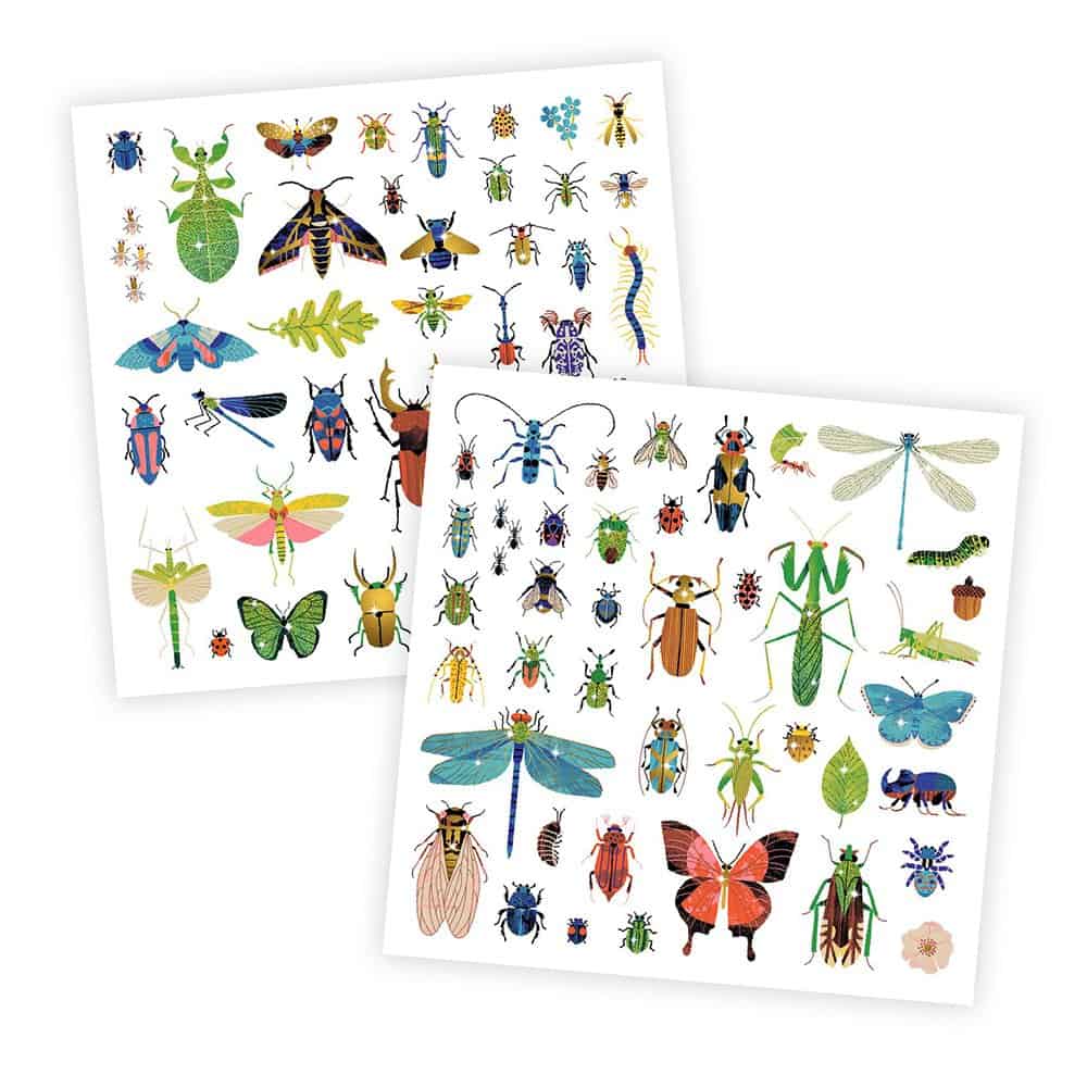 Brainkid Toys - Insects Metallic Stickers 2 Insects Metallic Stickers - Image 2
