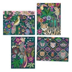 Brainkid Toys - Tiger Scratch Cards 6 Tiger Scratch Cards - Image 2