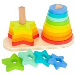 Rainbow Shape-Fitting Game