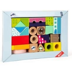 Brainkid Toys - Wooden Building and Sound Blocks 13 Wooden Building and Sound Blocks - Image 7