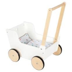 Alternative view of Push-Along Doll Pram Little Button