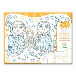 Woodland Families Coloring