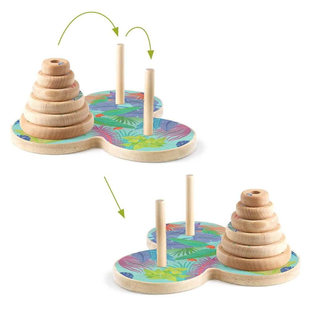 Brainkid Toys - Sologic - The Hanoi Tower 2 Sologic - The Hanoi Tower - Image 2