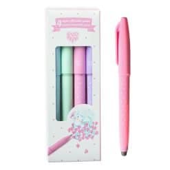 4 Pastel Erasable Pens - Image 2