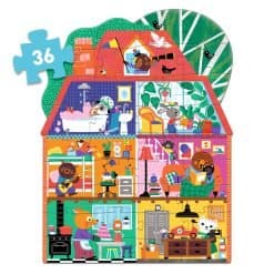 Brainkid Toys - Giant Puzzle - Friends House 7 Giant Puzzle - Friends House - Image 4