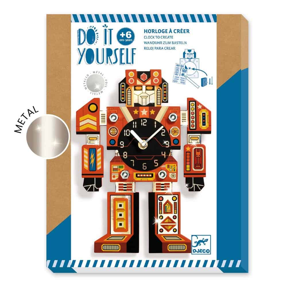 Brainkid Toys - DIY Clock Robot 1 DIY Clock Robot