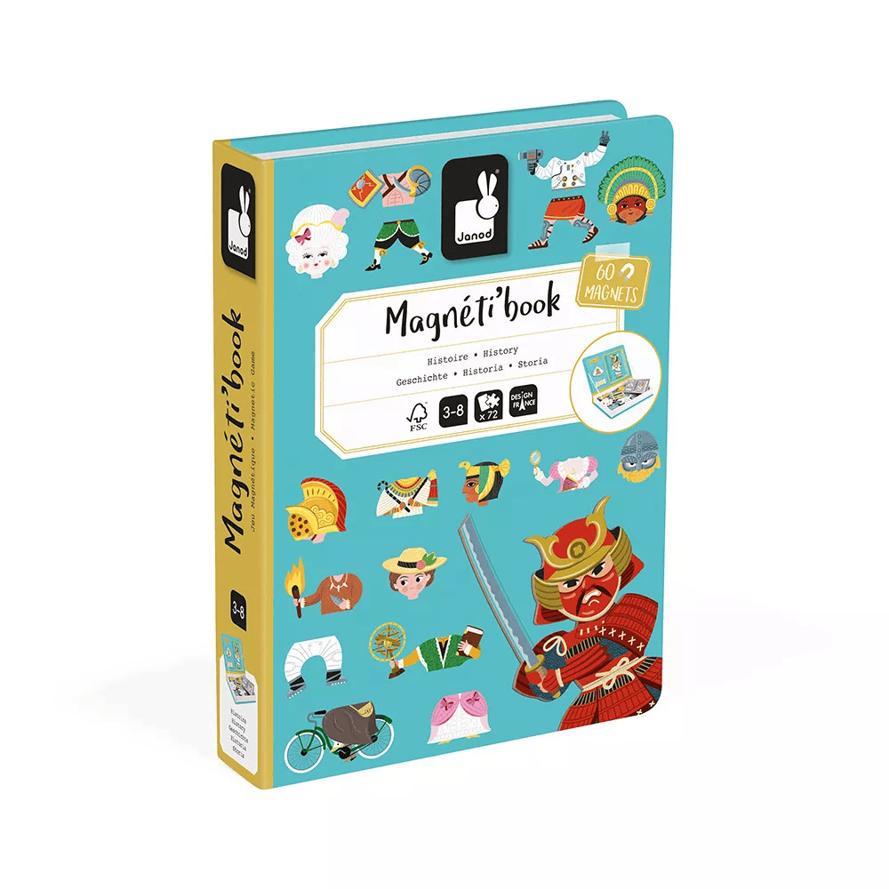 Brainkid Toys - History Magnetic Book 1 History Magnetic Book