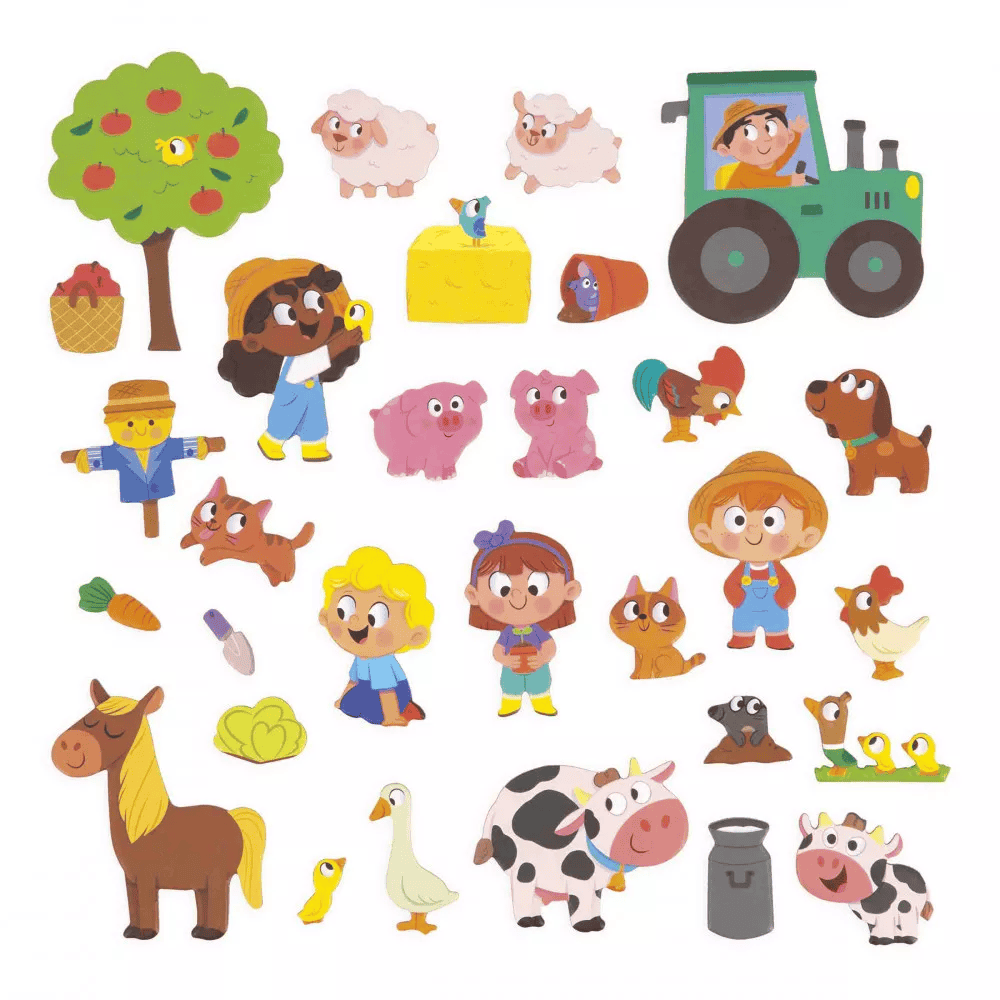 Brainkid Toys - The Farm Magnetic Stories 6 The Farm Magnetic Stories - Image 6