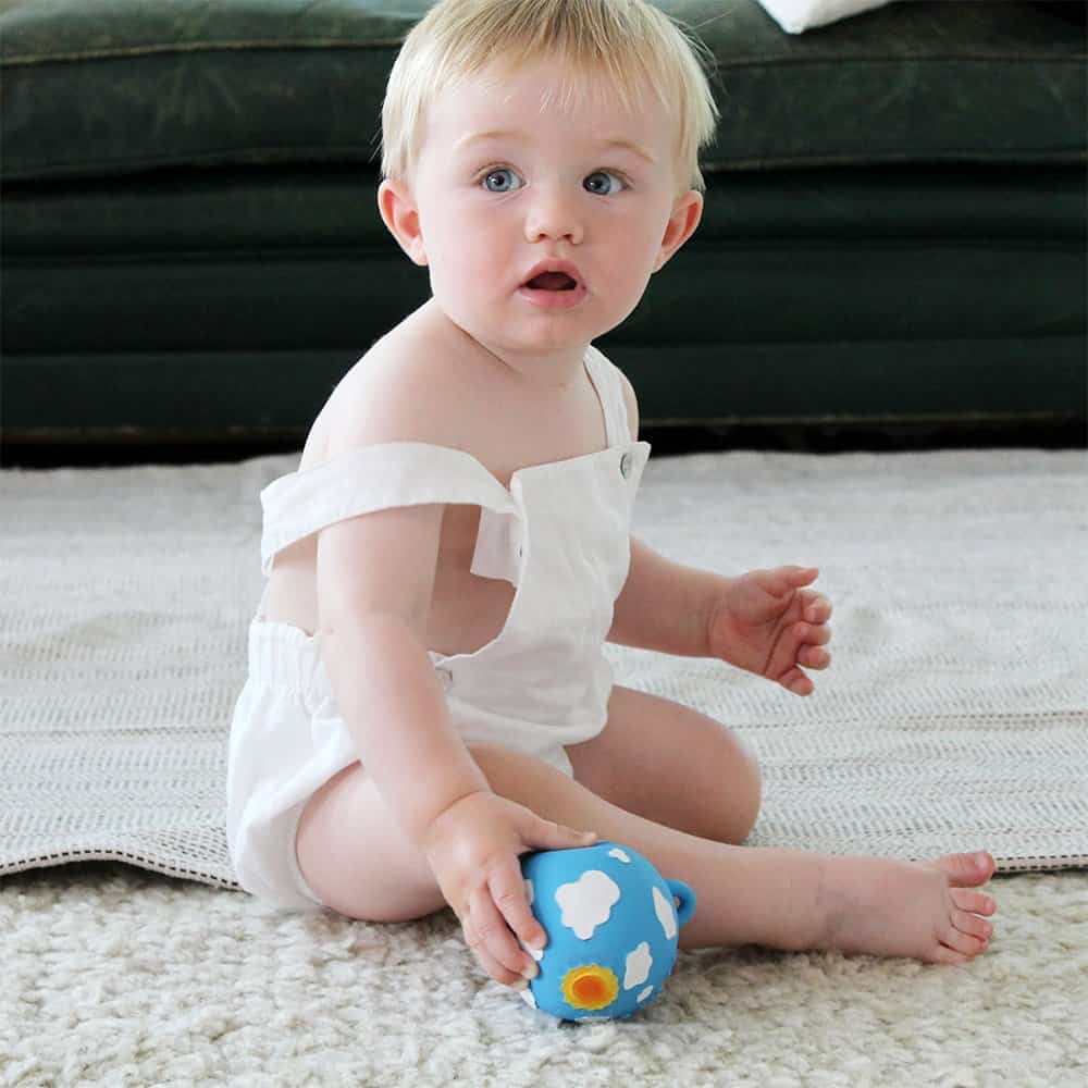 Brainkid Toys - Sensory Rattle Ball Day-Night 7 Sensory Rattle Ball Day-Night - Image 7