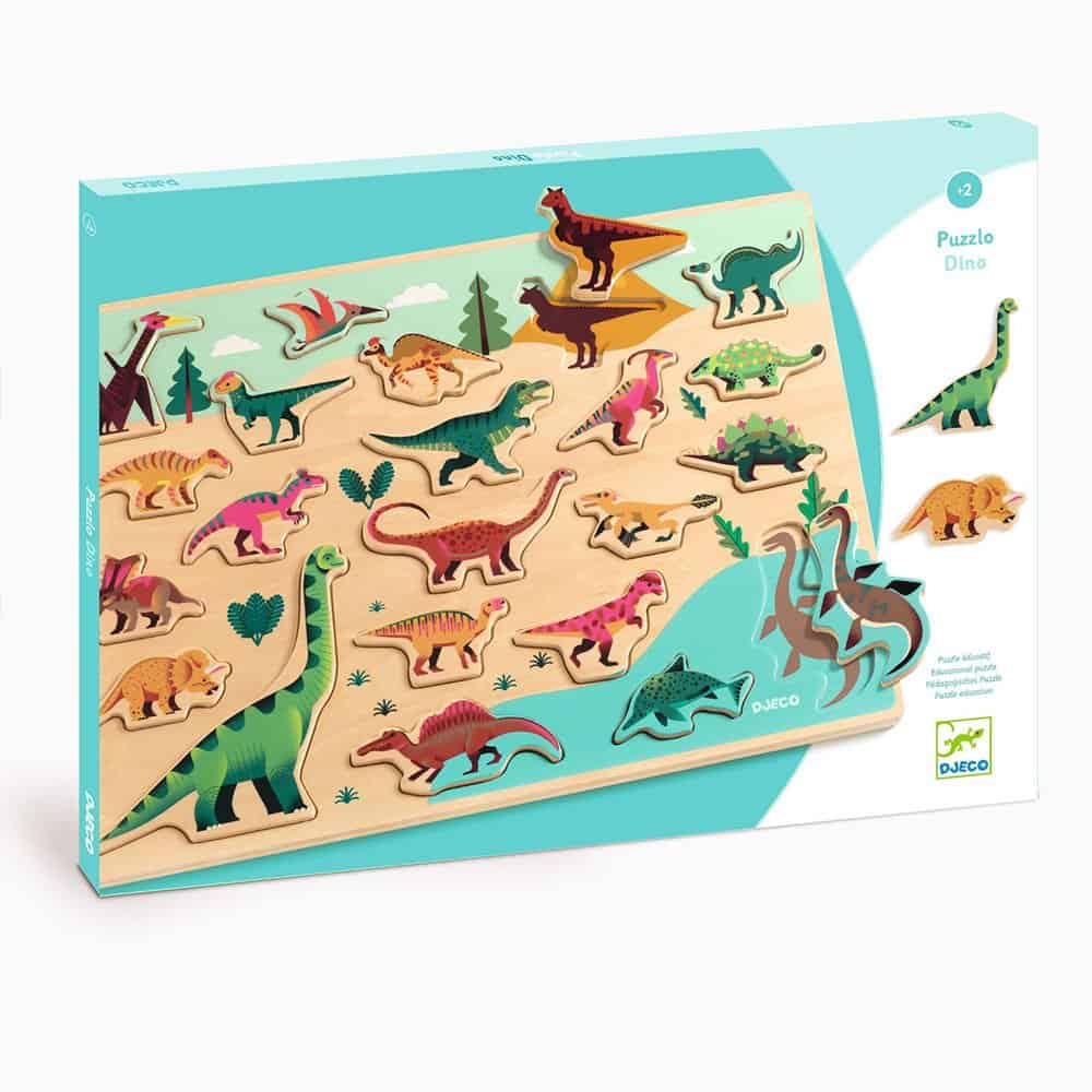 Brainkid Toys - Dino Wooden Puzzle 1 Dino Wooden Puzzle