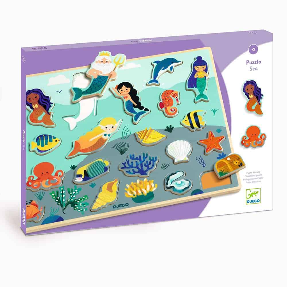 Brainkid Toys - Mermaid Wooden Puzzle 1 Mermaid Wooden Puzzle