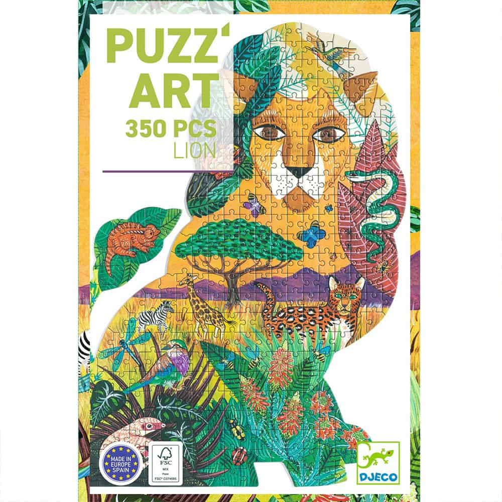 Brainkid Toys - Lion Art-Puzzle 350pcs 4 Lion Art-Puzzle 350pcs - Image 4