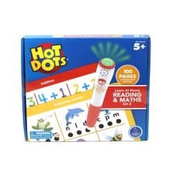 Hot Dots Learn at Home Reading  Maths Set 2