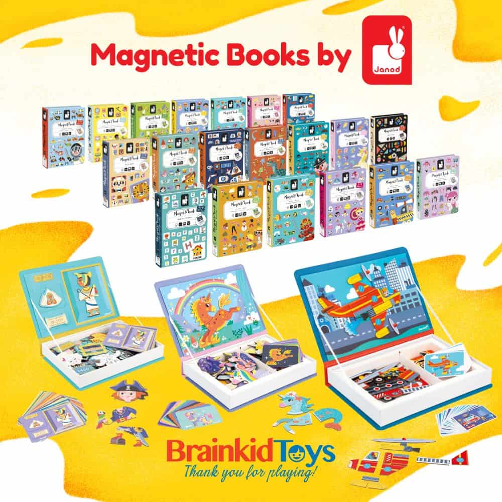 Brainkid Toys - Dive into Creativity with Janod's Magneti'Book Series 1 Brainkid Toys - MagneticBooks fb