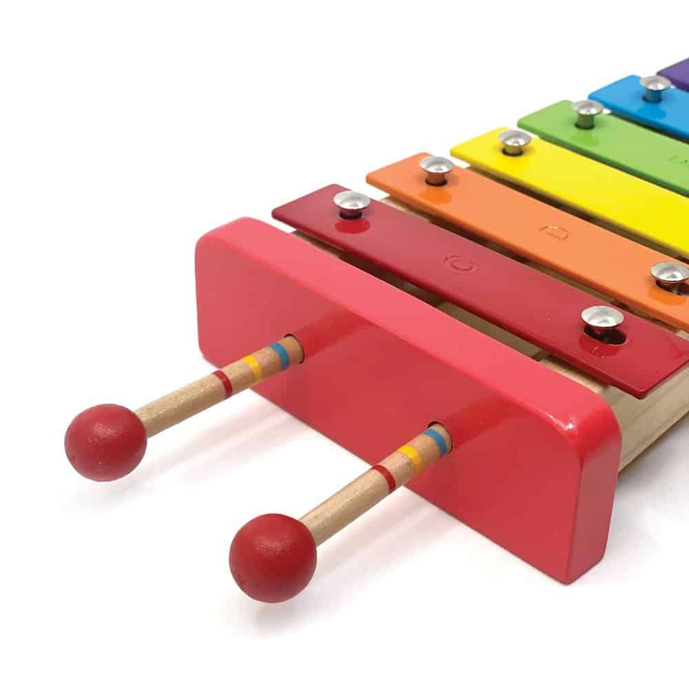 Brainkid Toys - Wooden Metalphone 8 Keys 4 Wooden Metalphone 8 Keys - Image 4