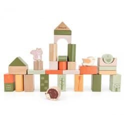 Alternative view of 50 Green Forest Wooden Blocks