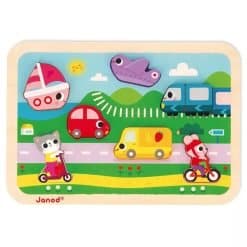 Chunky Puzzle Vehicles 7pcs