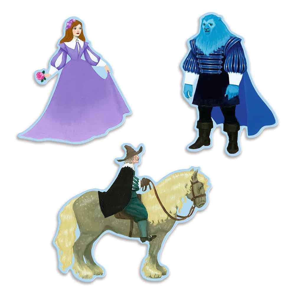 Brainkid Toys - Story Puzzle 100Pcs - Beauty and the Beast 5 Story Puzzle 100Pcs - Beauty and the Beast - Image 5