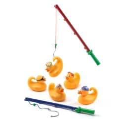 Alternative view of Fishing Yellow Ducks with 2 Rods