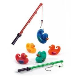 Alternative view of Fishing Colored Ducks with 2 Rods