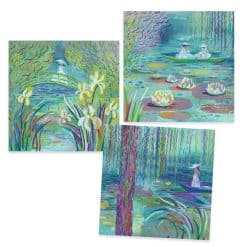 Alternative view of Lily Pond Inspired by Monet