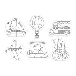 Brainkid Toys - 6 Shaped Puzzles - Vehicles 5 6 Shaped Puzzles - Vehicles - Image 3