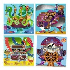 Brainkid Toys - Pirates Foil Art 8 Pirates Foil Art - Image 4