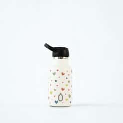 Thermal Bottle with Straw Heart Confetti 350ml