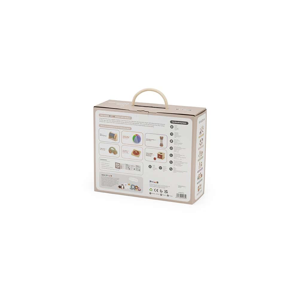 Brainkid Toys - Wooden Discovery Toys Set - 6-12months 3 Wooden Discovery Toys Set - 6-12months - Image 3