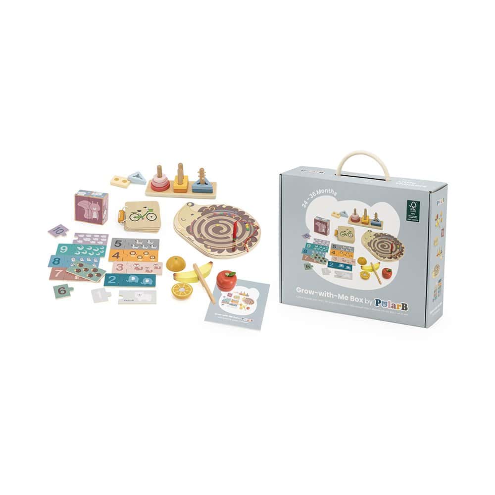 Brainkid Toys - Wooden Educational Toys Set - 2-3years old 1 Wooden Educational Toys Set - 2-3years old