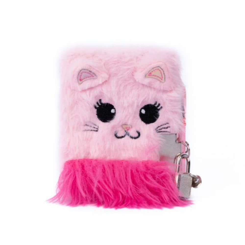 Brainkid Toys - Kitty Furry Notebook with Pen 1 Kitty Furry Notebook with Pen