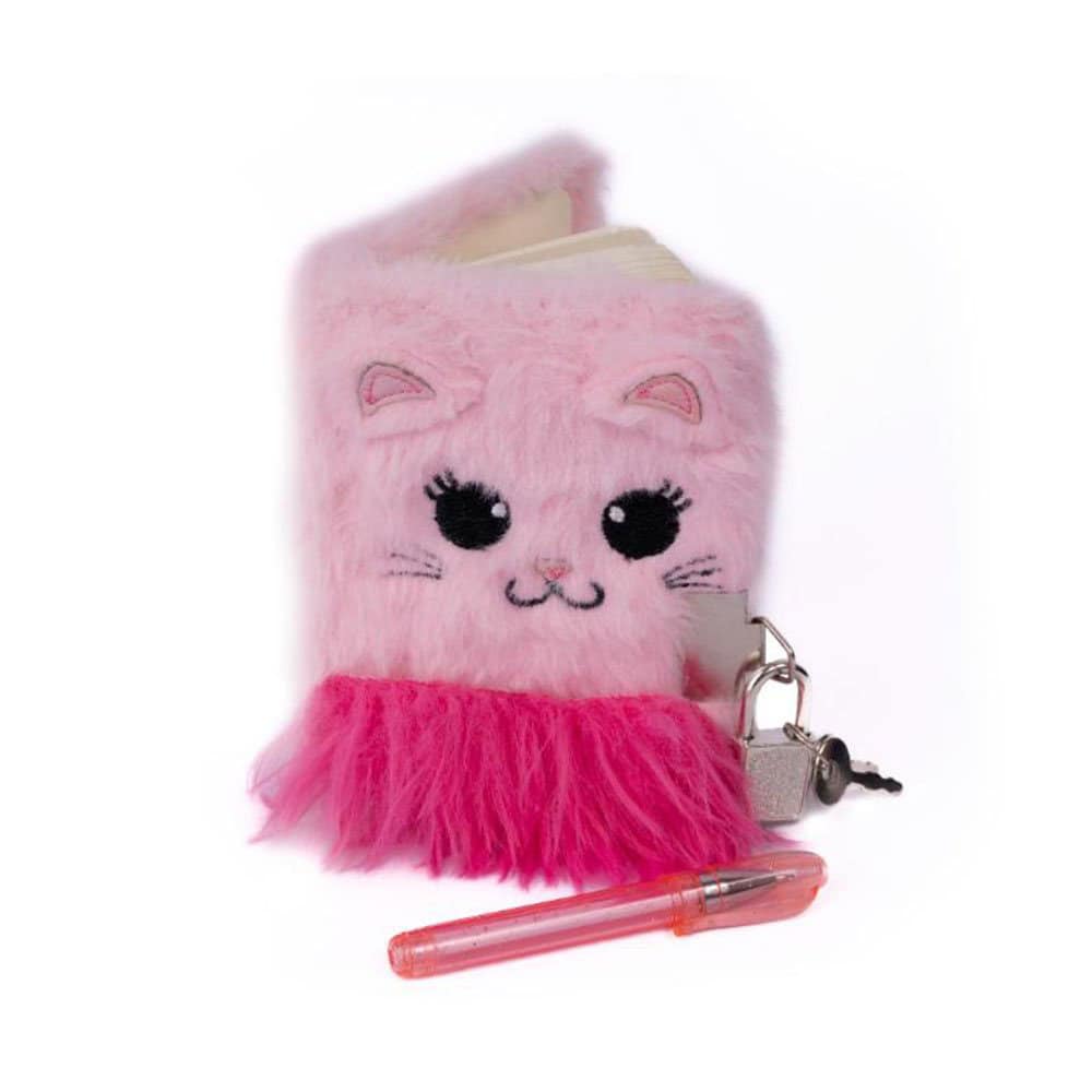 Brainkid Toys - Kitty Furry Notebook with Pen 2 Kitty Furry Notebook with Pen - Image 2